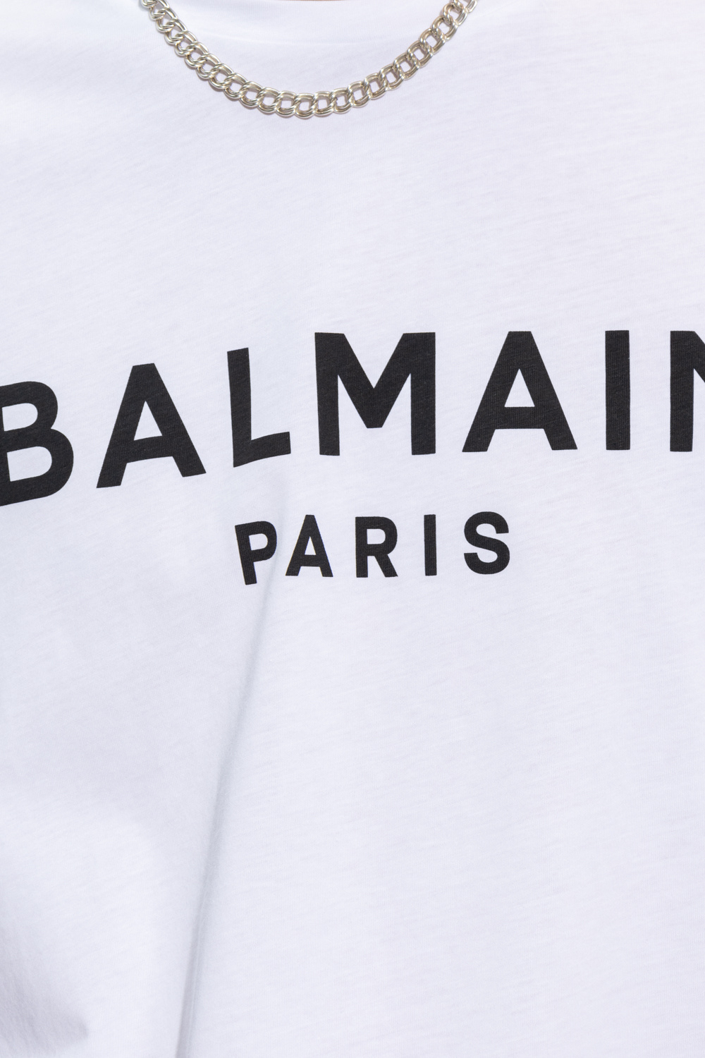 White T-shirt from organic cotton Balmain - Vitkac Canada